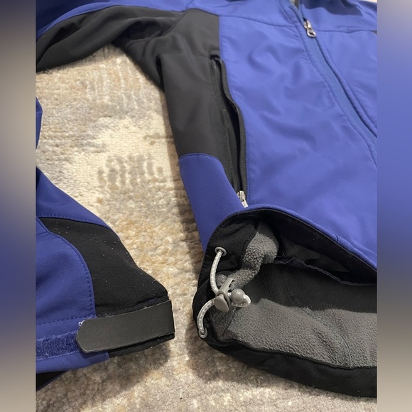 Rab Women’s Baltoro Lite Jacket QFS-51 Blue/Black Polartec Power Shield Small 10 - Picture 9 of 14